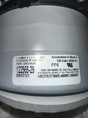 Vac Motor for Cleaning Systems CVM1R Kaivac 3 Stage 120 Volts
