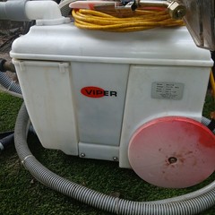 Viper WOLF130 Portable Canister Carpet Extractor w/Heat, Hand Tool & Hose