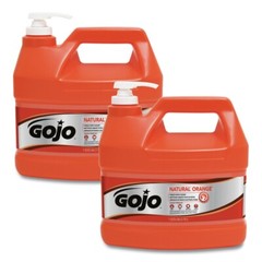 GOJO 095502CT 1 gal. NATURAL ORANGE Pumice Hand Cleaner – Citrus (2/Carton) New