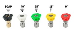 5pc Size 3.0 Pressure Washer Spray Nozzles 4000 PSI 9.104-024.0 USA Made Quality