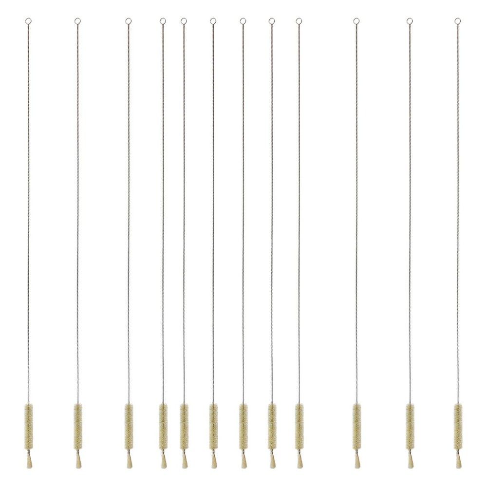 Brush, Burette and Pipette, Natural Bristles, 32x133mm, Pack of 12