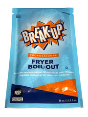 Full Case – 36 Diversey Break-Up Professional Fryer Boil-Out Liquid, 2 oz Packs