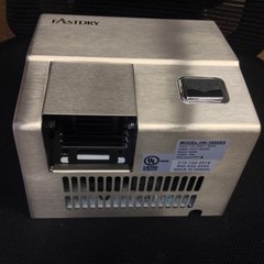 FastDry HK1800SS (110V/120V) PushButton Hand Dryer/Stainless Steel/Surface Mount