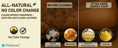 Leather Boot Care Kit – Mink Oil & Saddle Soap for Leather with Applicators &