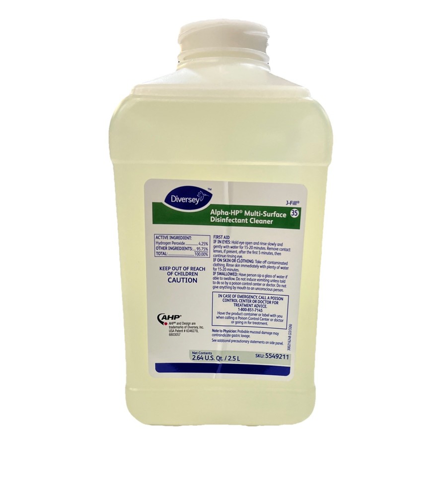 Diversey Alpha HP Multi Surface Disinfectant Cleaner 2.5L