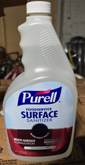 NEW Case of (6) 32oz Purell Fragrance Free Food Surface Sanitizer Spray Bottles