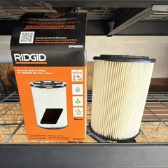 RIDGID VF4000 General Debris Filter Wet/Dry Compatible for Vacuums