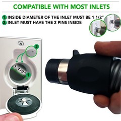 Ovo Universal Central Vacuum 30Ft Voltage Hose Switch Control At The Handle