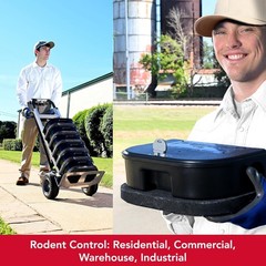 2 EZ SECURED Rat Rodent Control Bait Box Weighted Tampor Proof Station 1 Key