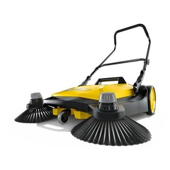 Kärcher Walk-Behind Outdoor Push Sweeper S 6 Twin , 33.9″ Sweeping Width