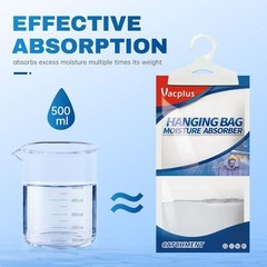 Vacplus Moisture Absorbers Packets, Fragrance Free 10 Pack, 10 pack, Blue