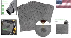Efficient 10 PCS Spill Control Mats 13″ x 10″ for Automotive & Workshop