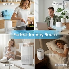 YADU True H13 HEPA Air Purifier for Bedroom, Small Quiet Air Purifier for Hom…