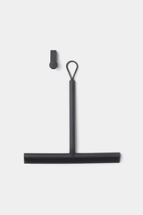 Brabantia Silicone Shower Squeegee Hook Dark Gray Anti Streak Cleaning Wiper