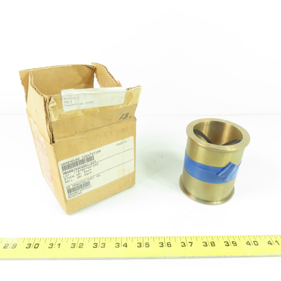 General Electric 09498744P0001 Split Flanged Bronze Bushing 3-3/4″ OAL