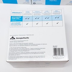4-Pack Georgia Pacific Blue AccuWipe 4.5″ x 7.9″ Delicate 1,000 Wipers 29812 NEW