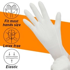 24 Set Wood Stain Applicators and Disposable Latex Gloves