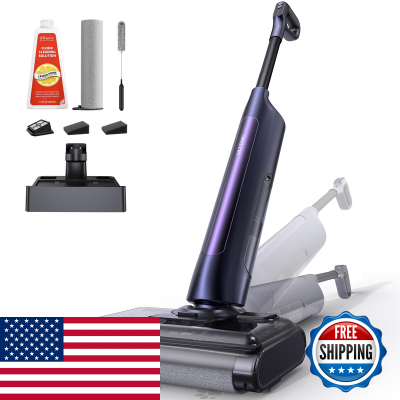 Ultenic Wet Dry Vacuum Cleaner Vacuum Mop For Wet Dry Messes 180 Lay-Flat Auto