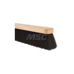 PRO SOURCE 24″ Wide Horsehair/Tampico Push Broom Head, Handle not included