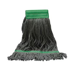 GOLDEN STAR ASC1M-3PK 1 1/4 in Wet Mop, Gray, PK3, ASC1M-3PK