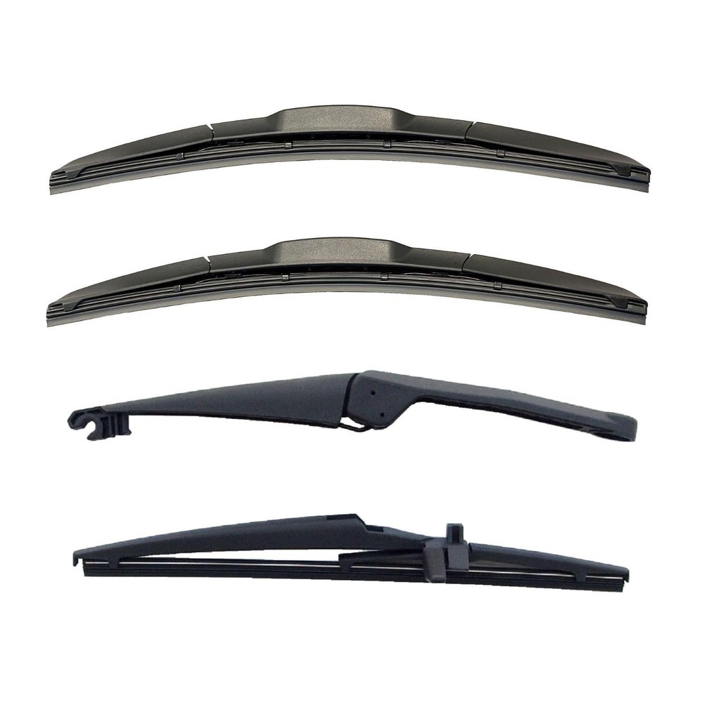 Front Windshield Wiper + Rear Arm Blade for Toyota for 4Runner 2010-2021 Set