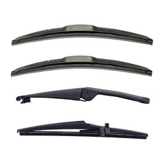 Front Windshield Wiper + Rear Arm Blade for Toyota for 4Runner 2010-2021 Set