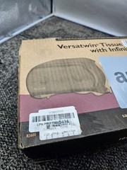 San Jamar R3600TBK VersaTwin Tissue Dispenser Classic Transparent Blk Pearl
