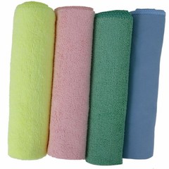Genuine Joe Cleaning Cloth – 4 / Pack – 16″ X 16″ – Blue Frost (GJO48261)