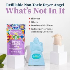 Truly Free Dryer Angel – Natural Dryer Sheet Alternative, Non-Toxic Reusable …