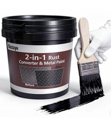 Rust Converter & Metal Primer 35OZ Black Heat Resistant Paint for Automotive