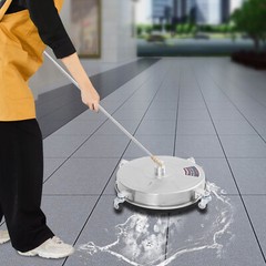 Stainless Steel Round Surface Cleaner with 2 Nozzles, 5000 PSI Power
