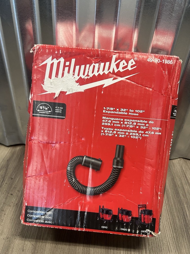 Milwaukee 49-90-1986 1-7/8” X 32” To 102” Expandable Hose