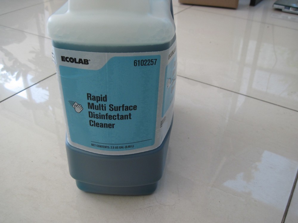 ECOLAB RAPID MULTI SURFACE DISINFECTANT CLEANER 6102257 2.5GAL