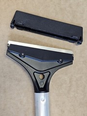 Impact Long Handled Scraper 48 in. 4 inch Width Black/Silver 6 Pack