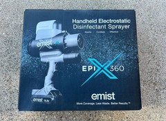 Emist EPIX360 Electrostatic Disinfectant Sprayer Cordless Handheld-(BRAND NEW)