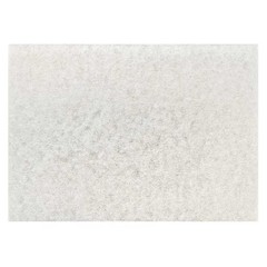 3M 4100-28X14 Polishing Pad, 28 In X 14 In, White, Pk10