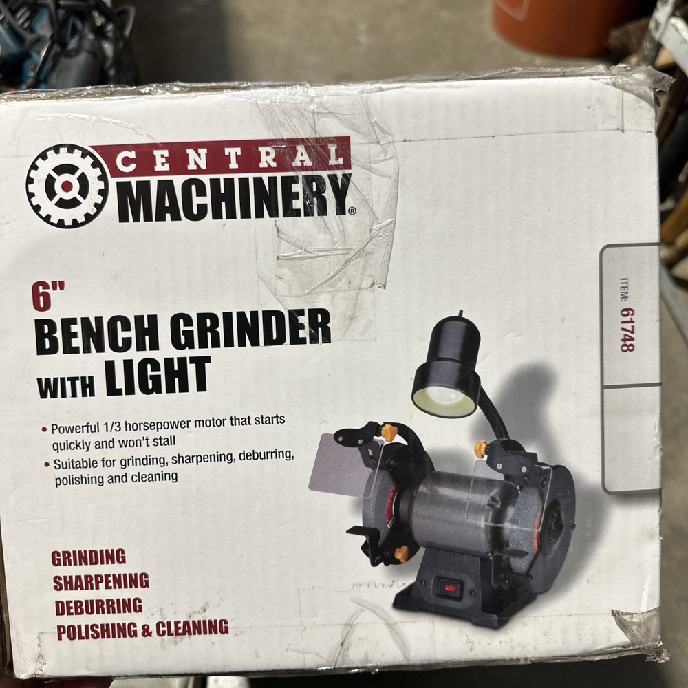 6″ 1/2 Horsepower Bench Grinder