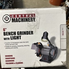 6″ 1/2 Horsepower Bench Grinder