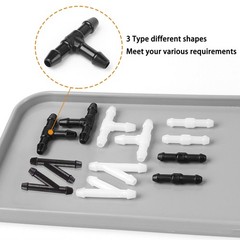 Windshield Washer Hose Kit – 4 Meter Universal Fluid 157 inches, Black