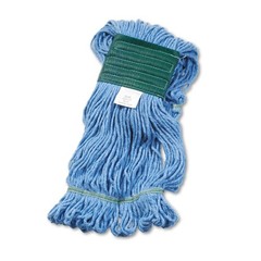 Boardwalk 502BLEA 5 in. Super Loop CO/SYN Fiber Wet Mop Heads – Blue, Medium New