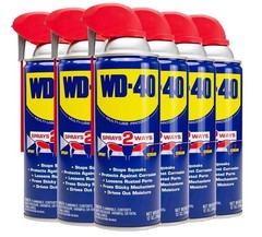 WD-40 Original Formula, Multi-Use Product with Smart Straw Sprays 2 Ways,6-Pack