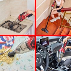 PMLYQ Cordless Vacuum Cleaner for Milwaukee Battery,Wireless Handheld Red
