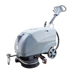 Dual Brush18″Walk Behind Floor Fordable Portable Scrubber2x45AH Battery Powered