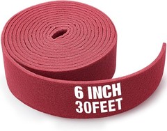 30 ft x 6 in Fine neral pose Scuff Pads 7447 Roll Lar Maroon