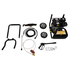 7HP Gasoline High Pressure Washer Gasoline Manual Washer w/ Hose 3400RPM 2200PSI