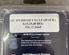 MTM Hydro 17.0163 QC Hydrojet SS 3.5 Power Washer Tips 4 pack