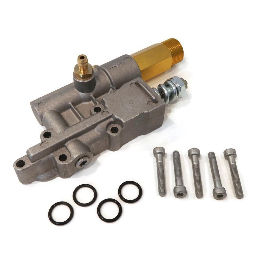 The ROP Shop Outlet Valve Kit with Tube, Unloader, & Chemical 7 inches, Gray