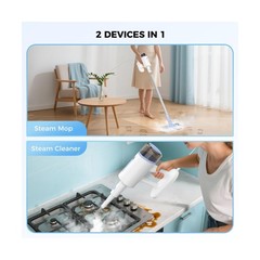 10 in 1 Floor Steamer with Detachable Handheld Steam Cleaner Perfect for Hard…
