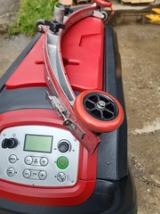 DAYTON 56NU90 Floor Scrubber, Walk-Behind, Disc Deck, 30 Inch Cleaning Path