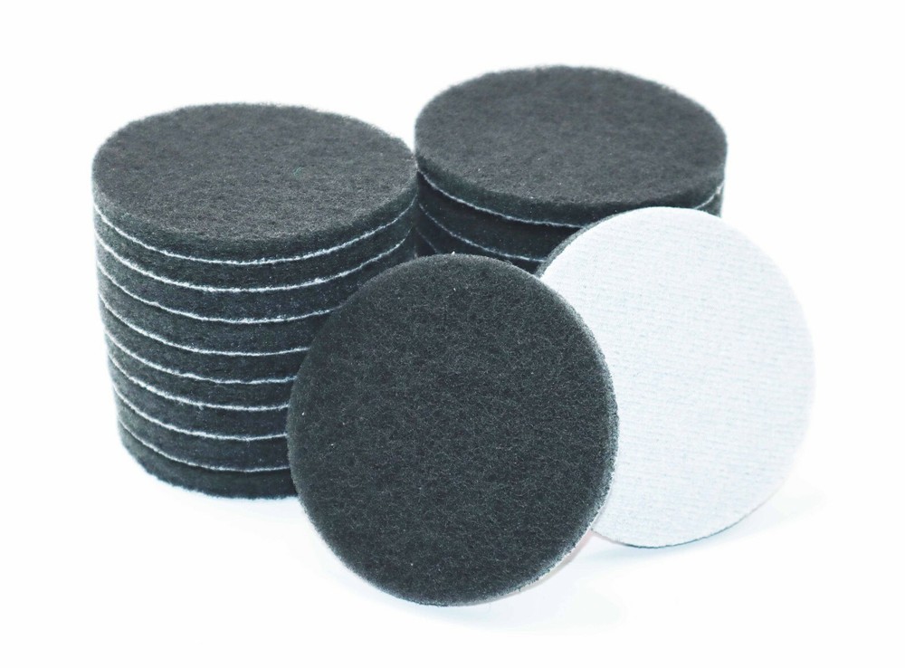 20pc Drill Brush Replacement Scour Pads Gray 4″ Round for Power Scrubber Driver